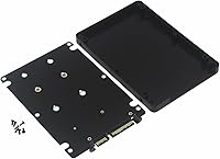 Vista 4 de Mini PCI-E mSATA SSD a 2.5" SATA Tarjeta Adaptadora con Caso-Negro