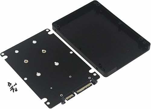 Miniatura 4 de Mini PCI-E mSATA SSD a 2.5" SATA Tarjeta Adaptadora con Caso-Negro