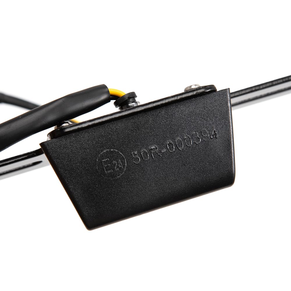 3 LED Luce targa moto con supporto telaio Luce targa posteriore moto Compatibile con cruiser, ATV, scooter, ecc