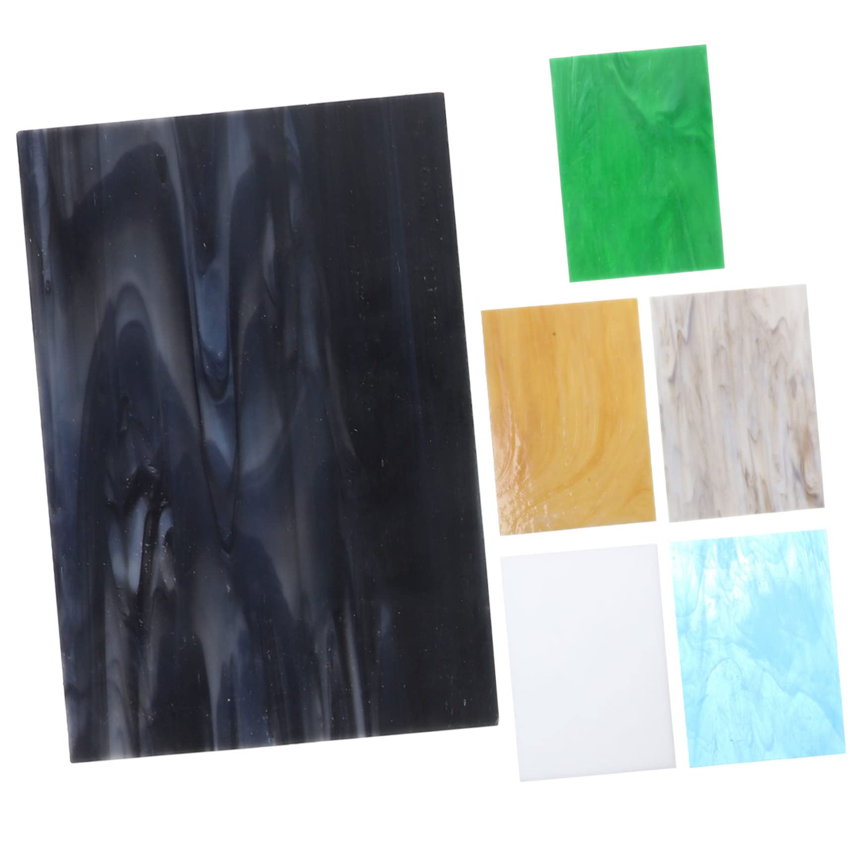 NUOBESTY Tessere di Mosaico in 6 Fogli Frammenti di Mosaico Fatti A Mano per Progetti Artigianali