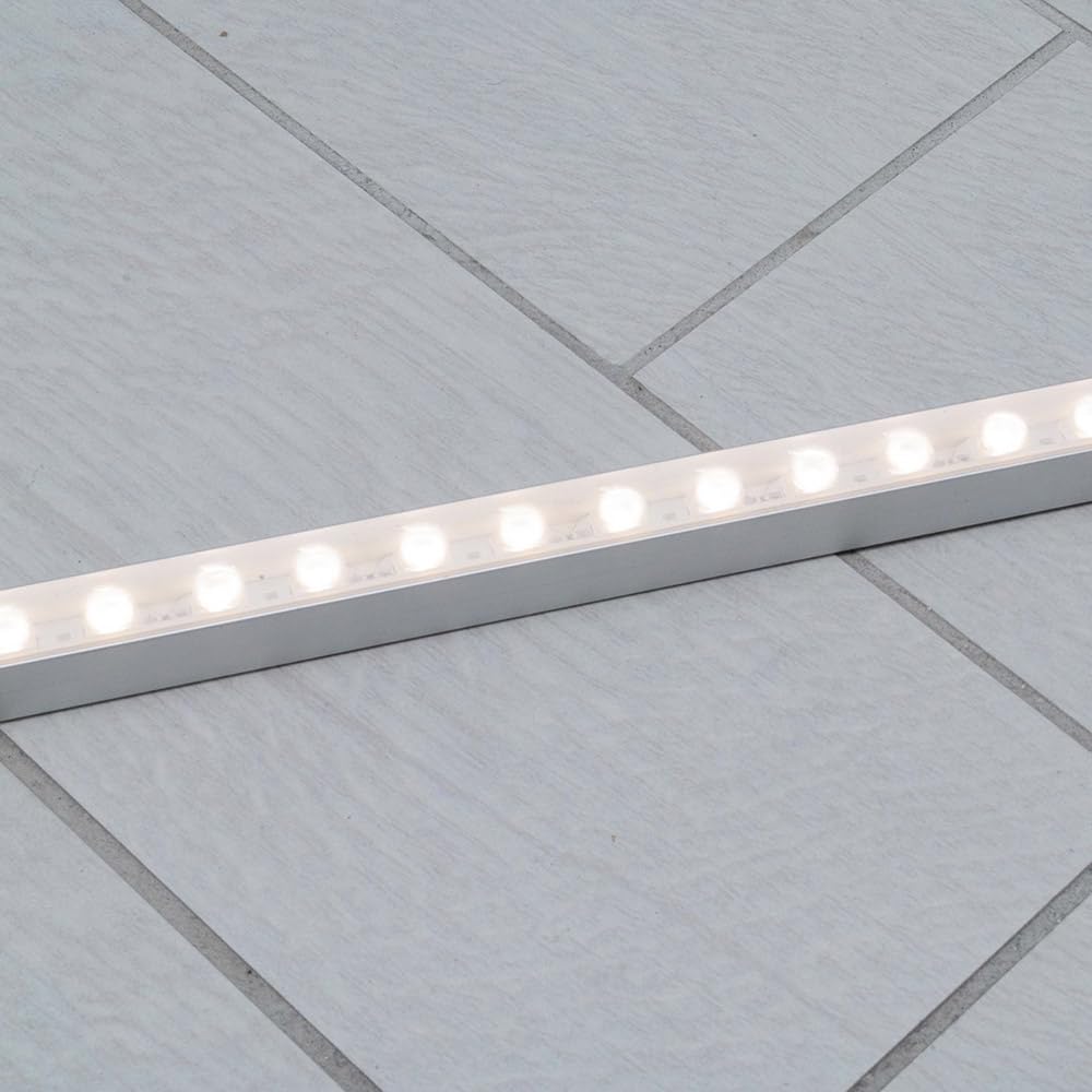 ledbox Tira LED DC24V WALL WASHER 30º, 18 * 16mm, 5 metros, IP67, 2,4cm corte, Blanco cálido