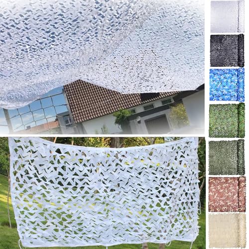 GYUEZX Malla de Camuflaje Sombra, Ligera Caza Militar Red de Camuflaje, Camouflaje Net Toldos para Acampar, Fotografía, Parasol Decoración Valla Fiesta, Camping