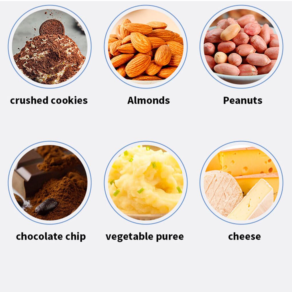 Idoneidad para todo tipo de ingredientes Molinillo de nueces Más sabroso cuando está recién molido Rodillo multifunción ABS, Hoja única blanca