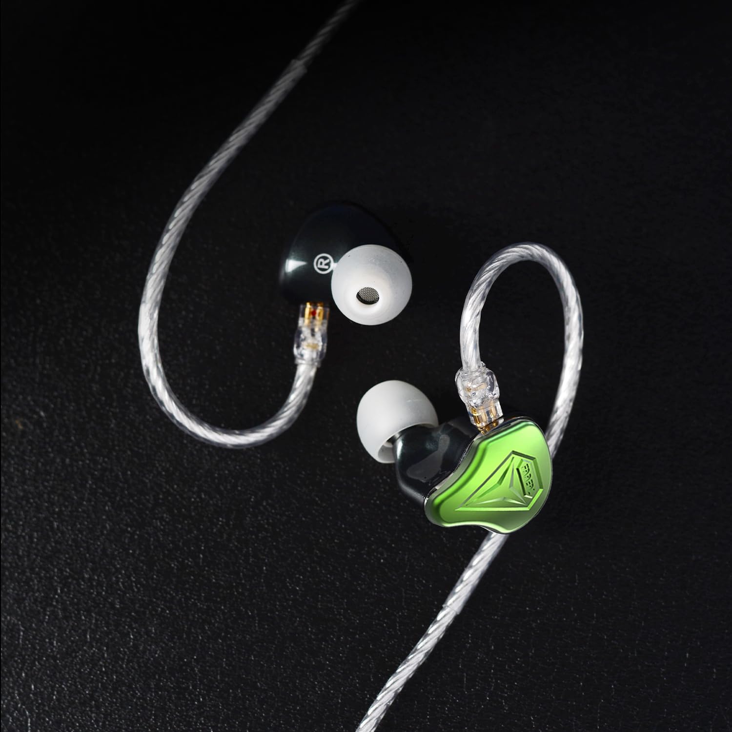 Cable de actualización de audio para auriculares HiFi, 8N, chapado en plata, 1,3 m, cable IEM para audiófilo, músico, baterista, enchufe de 3,5 mm (0,78 mm, 2 pines, 1,3 m)