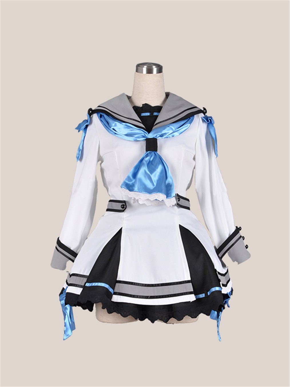 実物撮影美空学園 玉泉日和子 女子制服（2年水色） Cosplay 仮装 