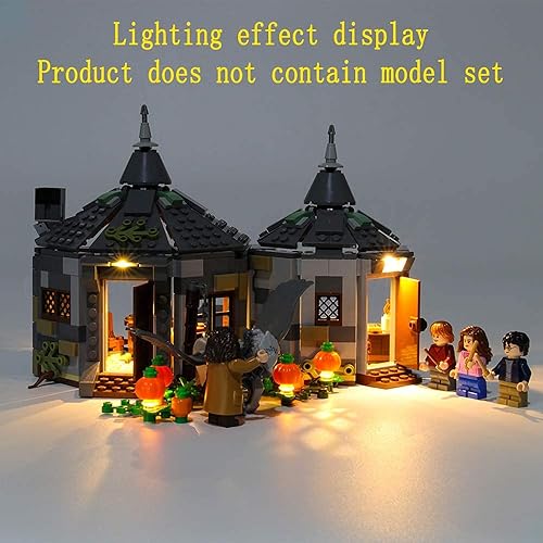 Miniatura 8 de Kit de luces para Hagrid's Hut Buckbeak's Rescue - Compatible con Lego 75947 Toy Hut Juego de construcción (juego de modelos no incluidos)