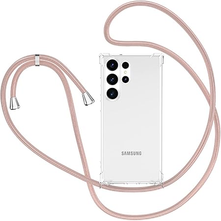 Coque Cordon pour Samsung Galaxy S23 Semi-rigide Lanière Tour du Cou 80cm