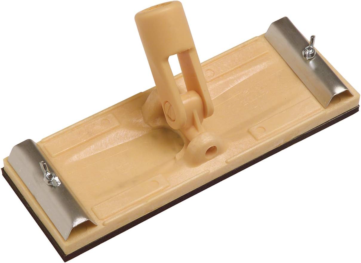 HYDE 09046 Pole Sander Head, 3-1/4x9-inch, Yellow