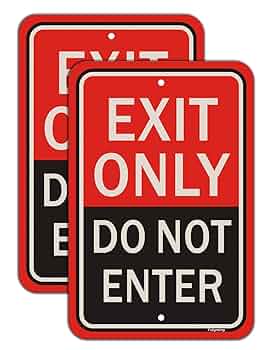 EXITサイン Amazon.co.jp: Exit Signs 右/左: 簡単に取り付けられる有益な