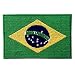 Brazil Flag Embroidered Brazilian Brasil National Emblem Iron On Sew On Patch