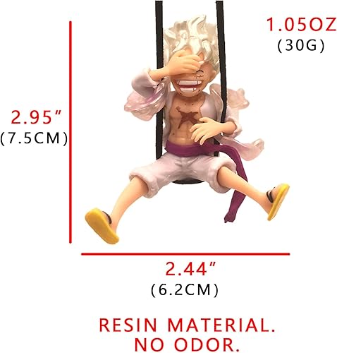 Miniatura 8 de E.Q.L(YYQSH) ) Decoración colgante de anime de Quinto Estado, accesorios para espejos retrovisores interiores del automóvil, adorno colgante. (B)