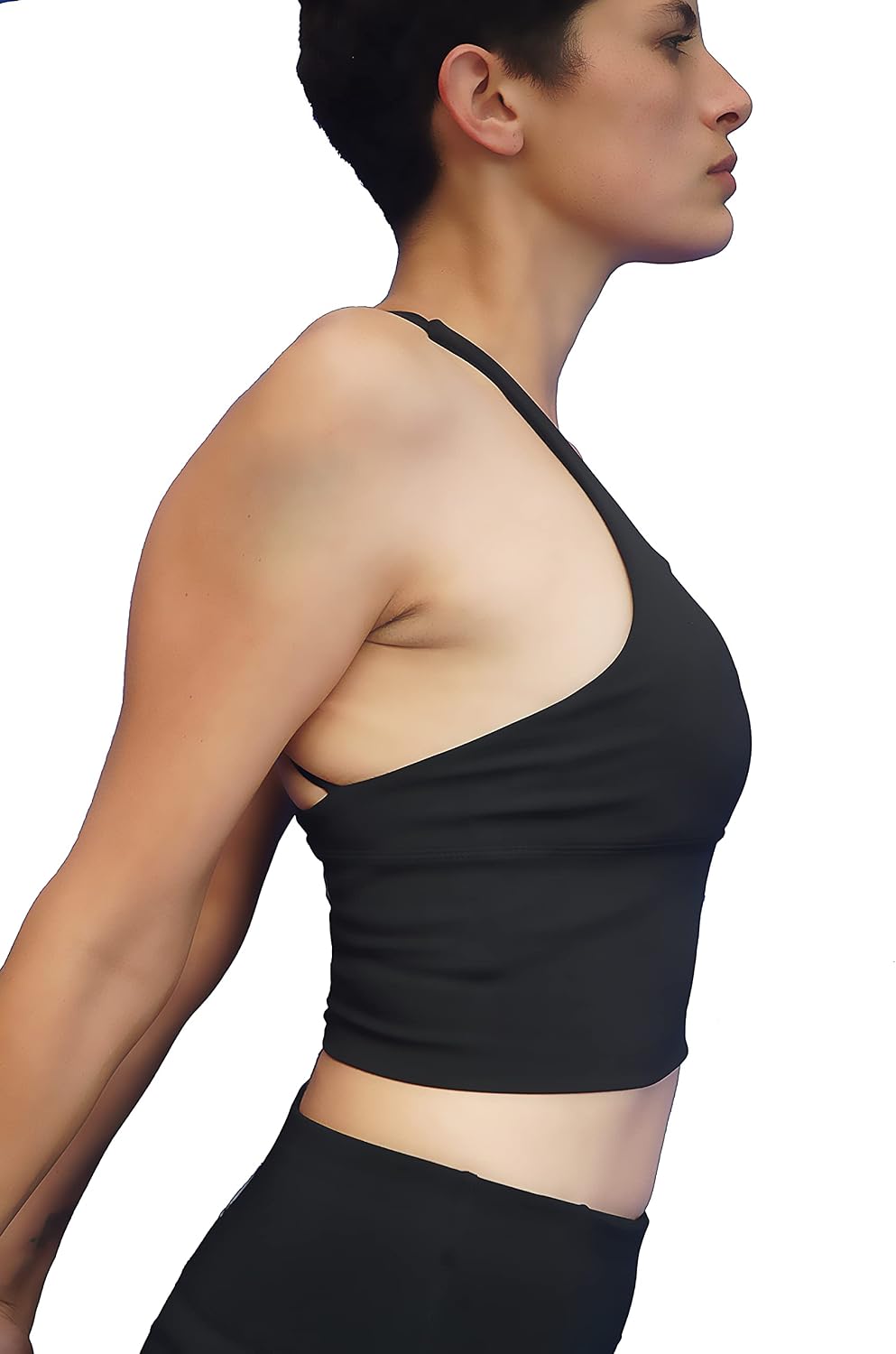 Women Sports Bra, Top for Gym Fitness Yoga Workout Running Crop with Thin Straps with Removable Cups