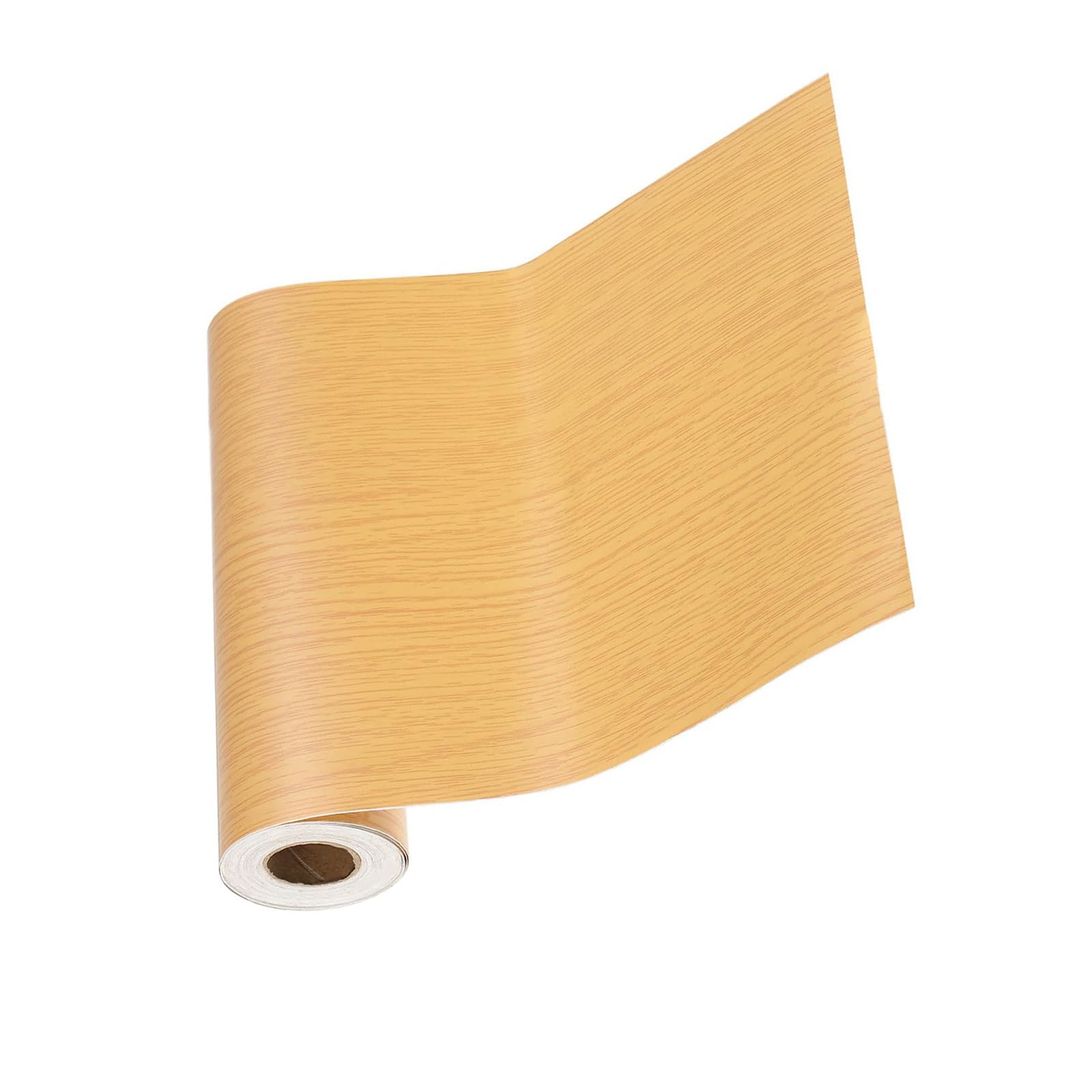 Unifizz 8" x 33 Ft Self Adhesive Wood Grain Tape, Waterproof PVC Realistic Wood Grain Repair Patch for Furniture, Floor, Door, Window, Cupboard Edge and DIY Decor, American Oak