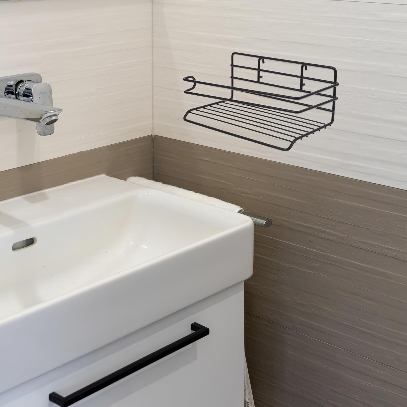 TOPBATHY 3 Piezas Organizador de Pared para Tablero Perforado Ganchos de