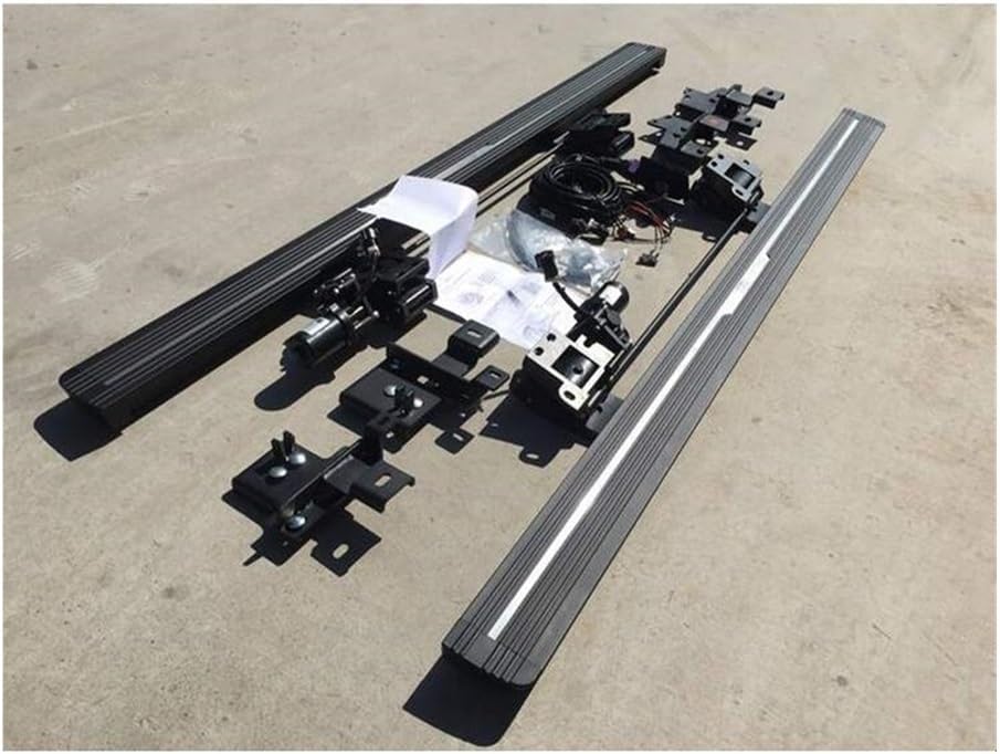 Automatic Electric Side Steps Power Running Board Compatible with Porsche Macan 2014-2025 – Retractable Foot Pedal Bar SUV Exterior Accessories(Macan 2018-2025)