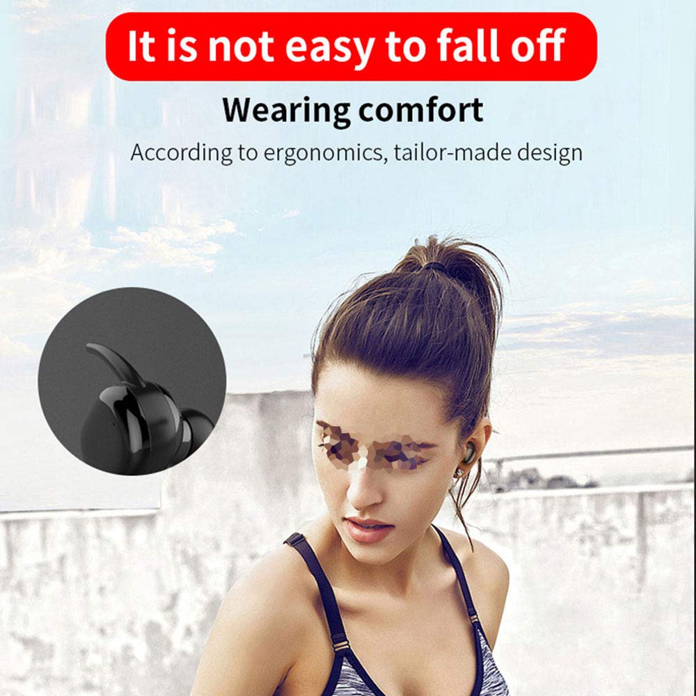 Auricolari Bluetooth con 12+ ore di batteria - Migliori allenamenti Auricolari sportivi senza fili con microfono - IPX5 Auricolari musicali impermeabili per palestra da corsa (cuffie sportive)