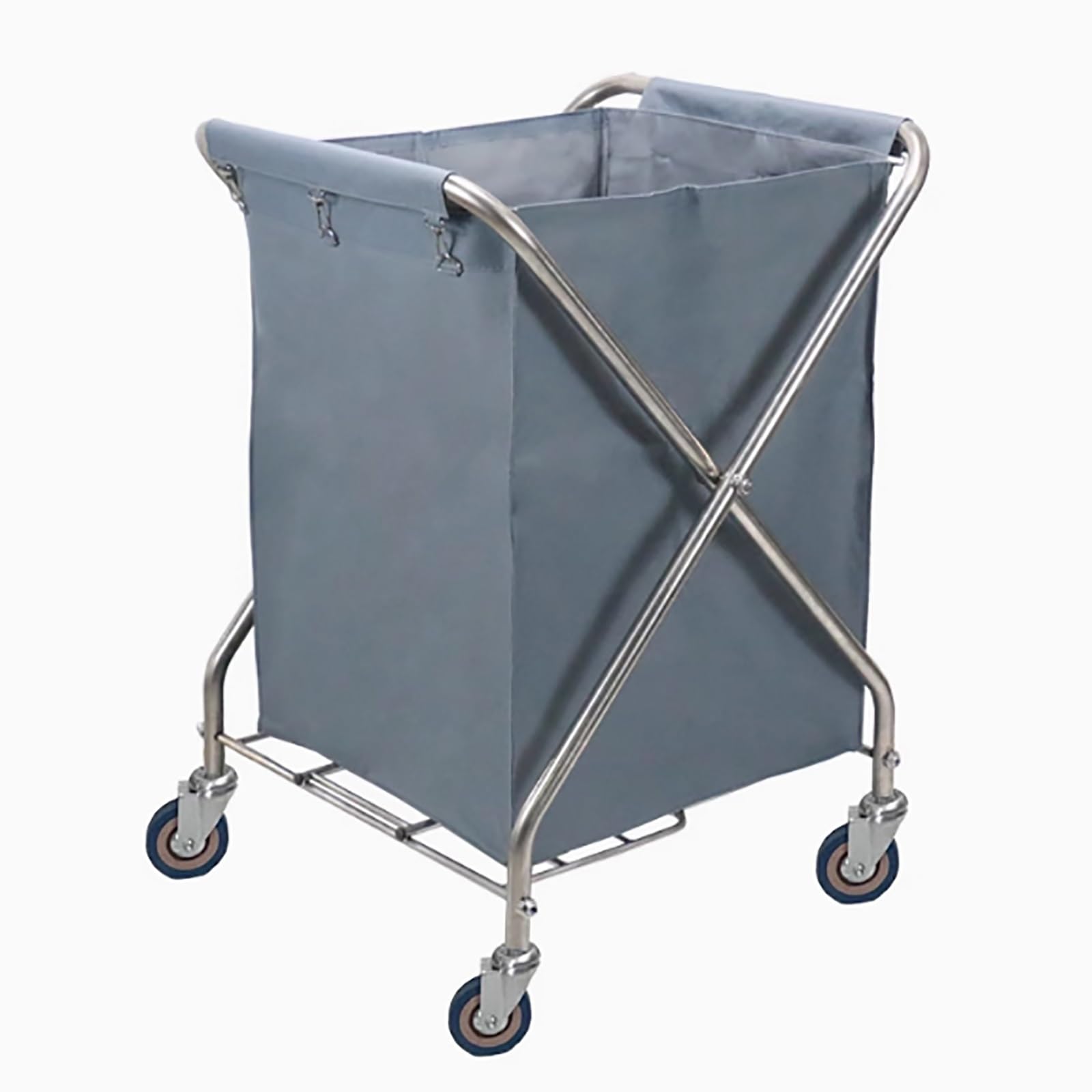 Carro plegable de lavandería portátil para ahorrar espacio en baños pequeños
