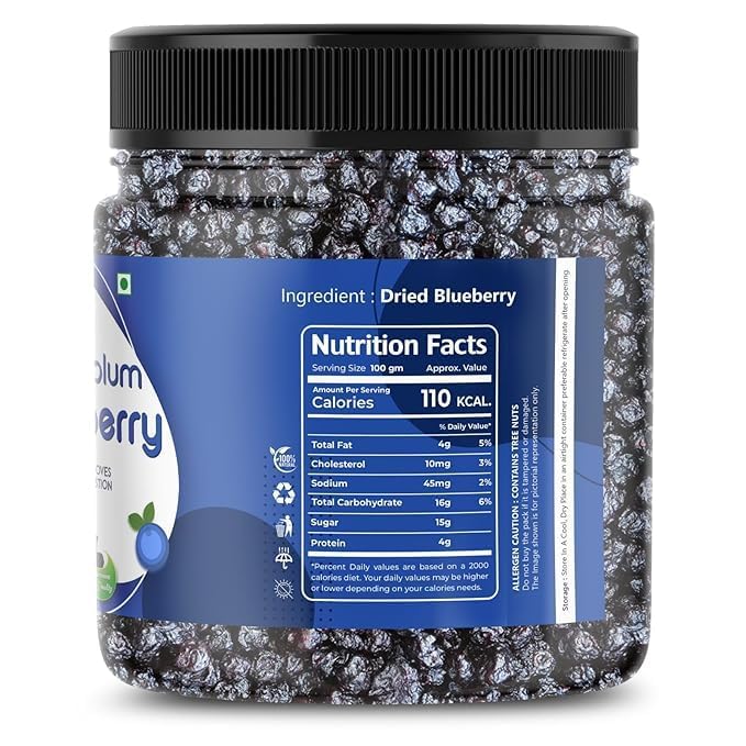 Image of Flavour Delight Premium Blueberry Snack 500g | Soft & Chewy | Antioxidant Rich