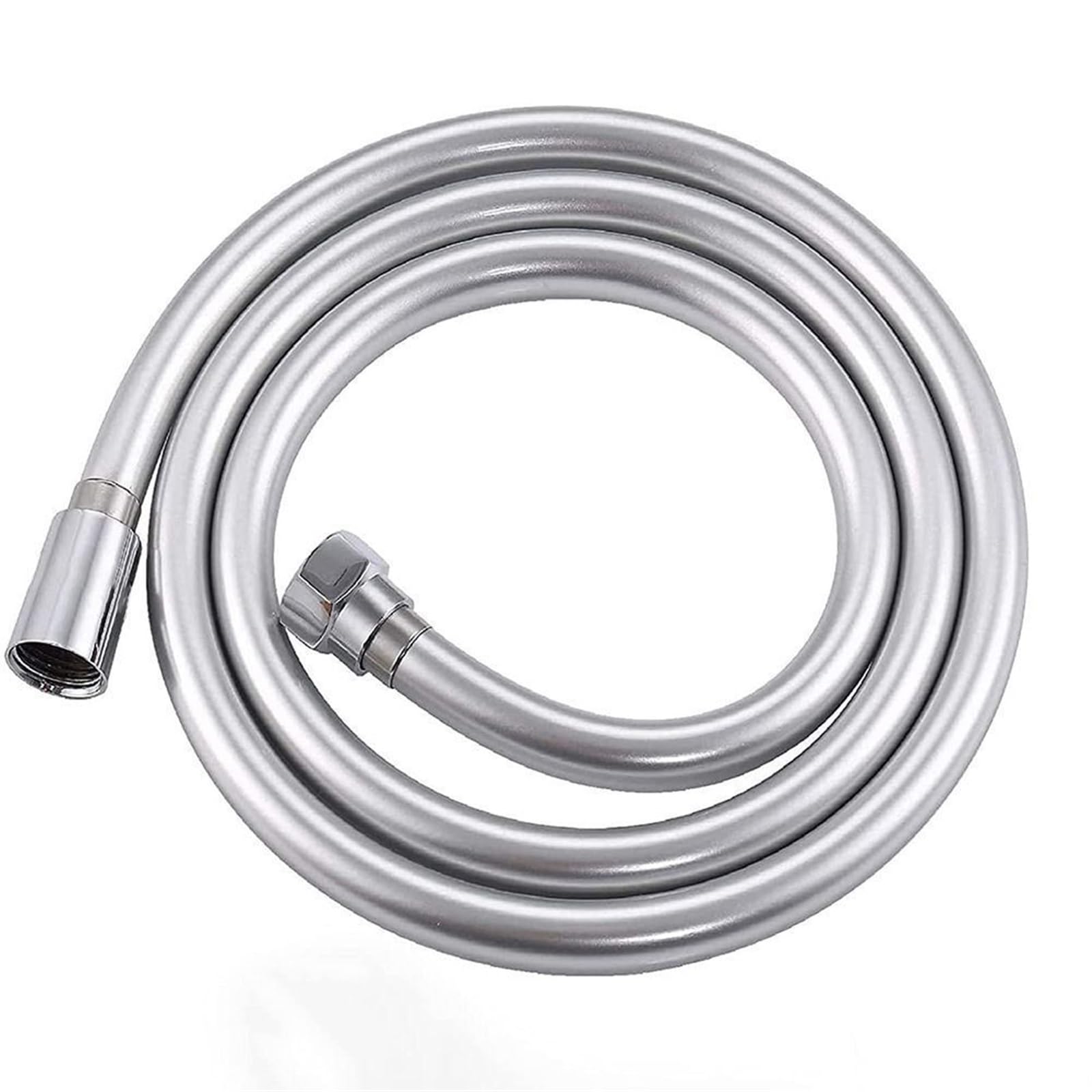 Shower Hose 2pcs 1/1.5/2m PVC Handheld Shower Head Hose Flexible Anti Winding Explosion-Proof Water Tube Bathroom Faucet Extension Pipe(Type A-3m)
