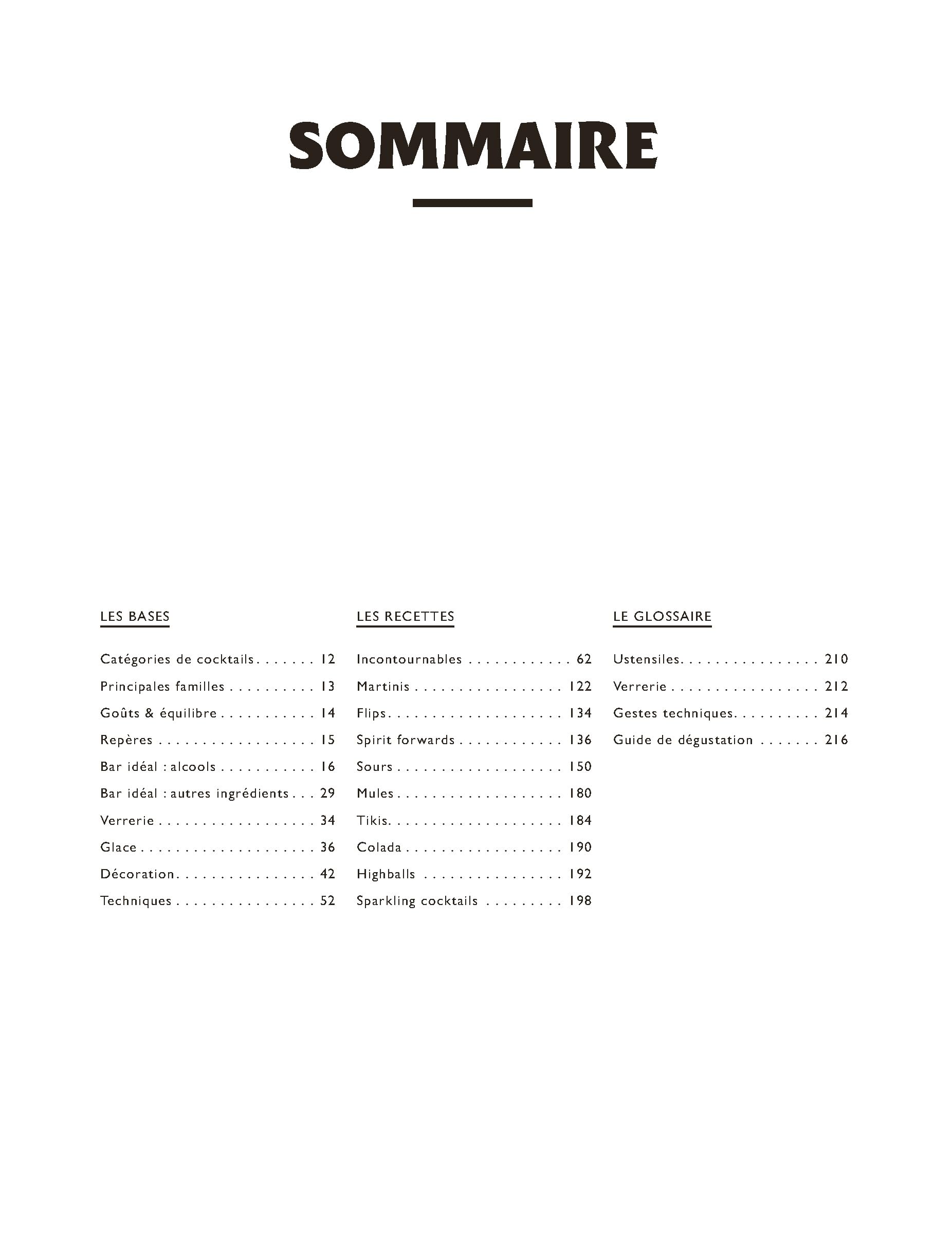 Le grand manuel des cocktails
