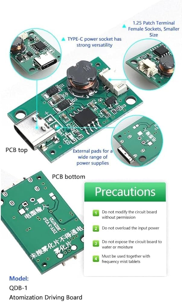 V2.0 Ultrasonic Mist Maker - DIY Humidifier -2 V2.0 Ultrasonic Mist Maker - DIY Humidifier -2