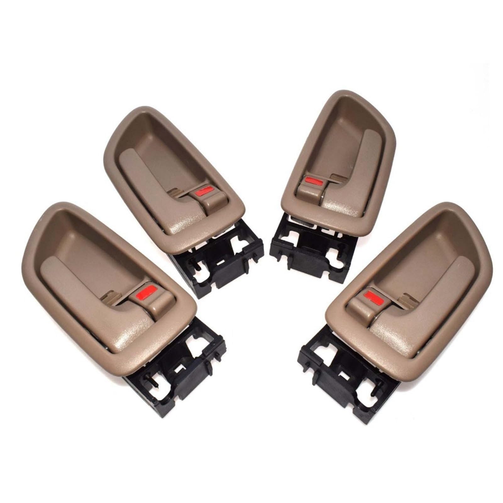 POQWERIQ Car Inner Inside Door Handle Front Rear Left Right for Toyota for Avalon 2000 2001 2002 2003 2004 69205-0C030-E1 69206-0C030-E1