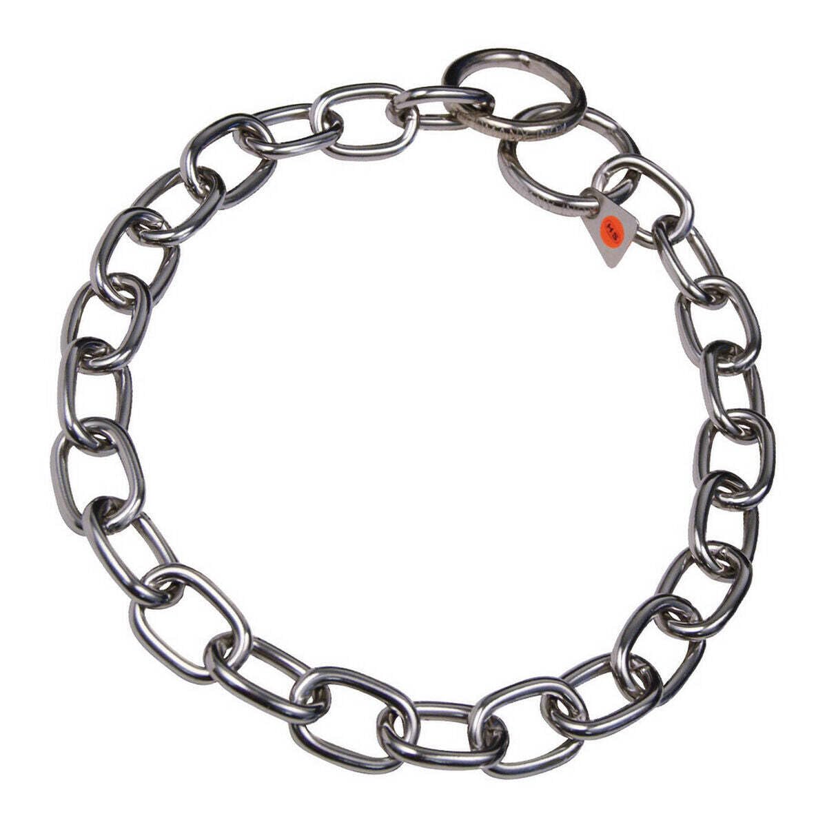 HS Sprenger Basic Dog Collars Short Link Collar - Stainless Steel