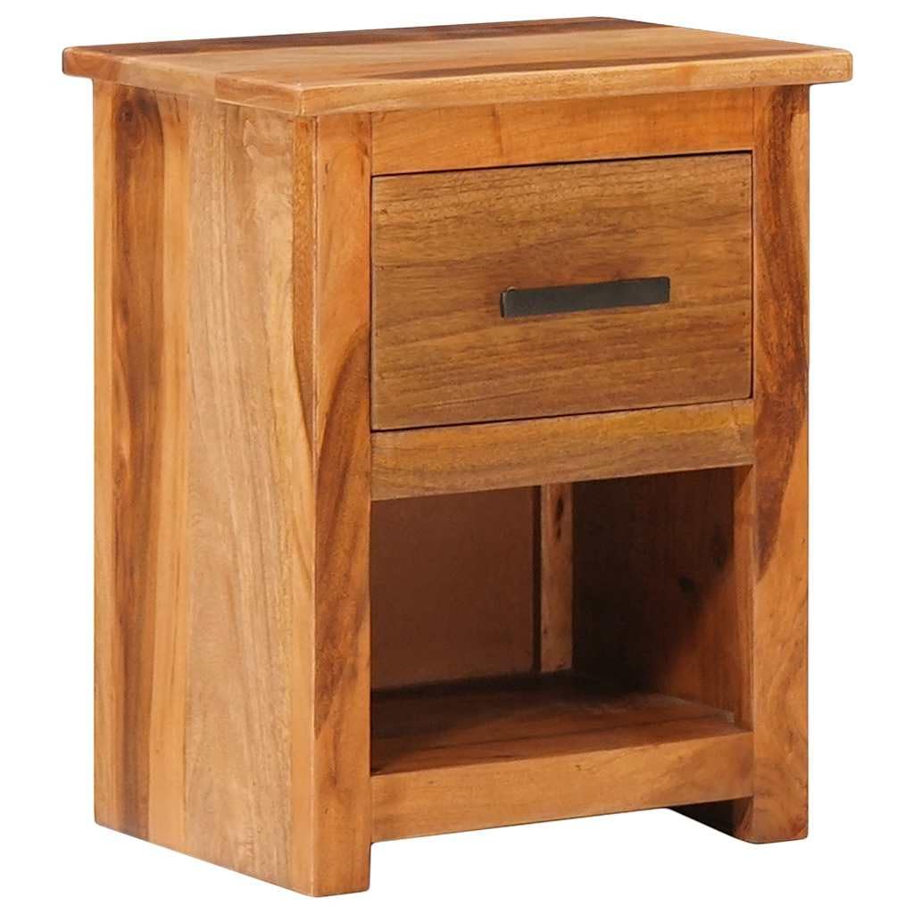 Table de nuit rustique pour chambre chaleureuse et salon authentique