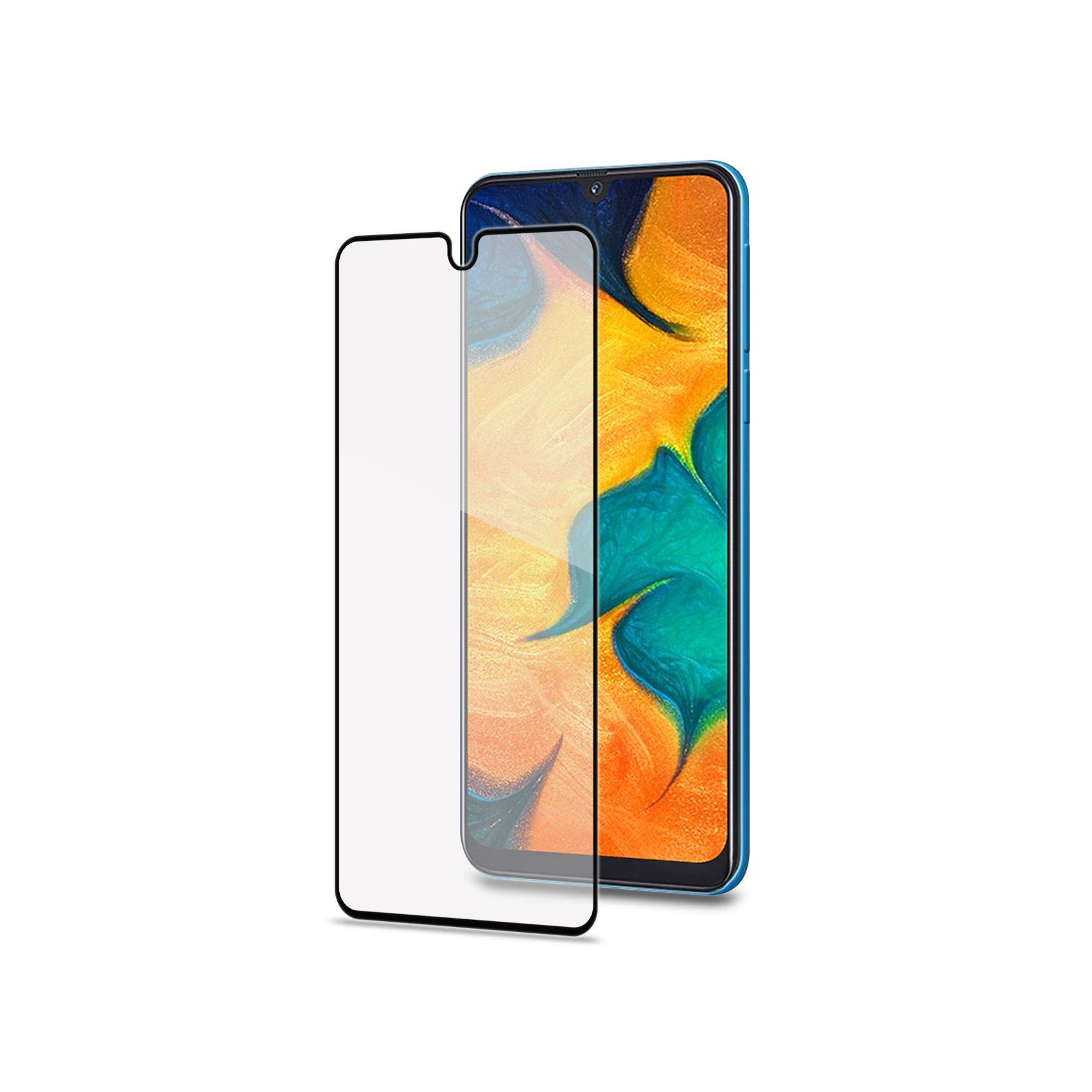 Celly-Full - Vetro per Martello Galaxy A40, Nero