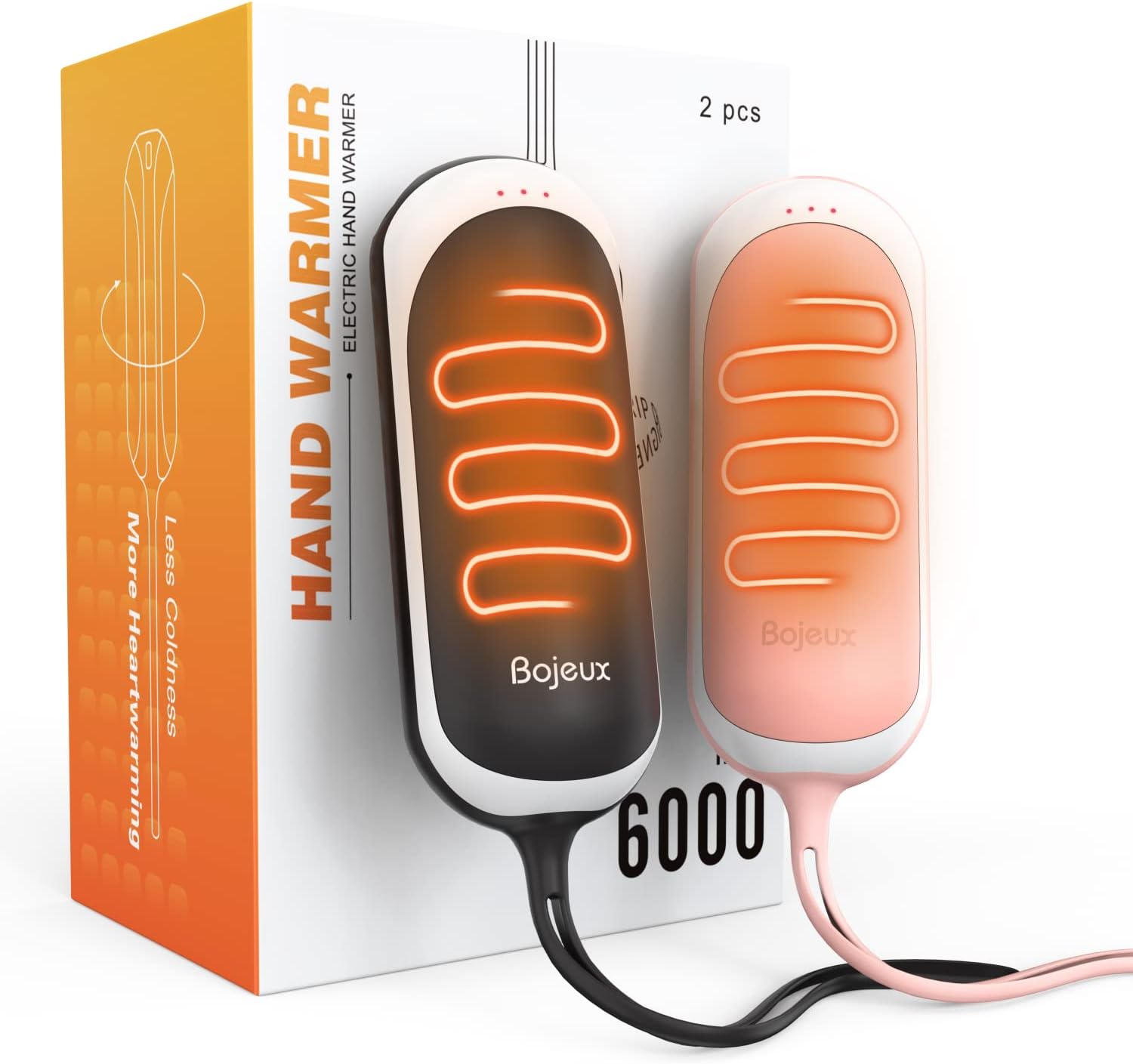 Rechargeable Hand Warmers Portable Heater Instant Double