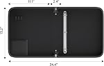Étanche au feu 3 Binder à bague avec fermeture éclair, 1.5 Anneaux de pouce D 375 Feuilles 8.5" x 11" (A4), Compatible avec les protecteurs de page clairs, le filet intégré et le porte-stylo (noir, 1 Pcs)