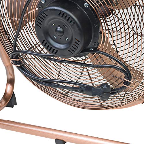 Bestron DFA40CO Ventilatore da Pavimento, Rame