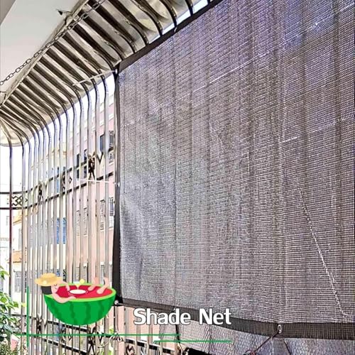 Bâche en maille avec œillets filet respirant terrasse 5x5 m