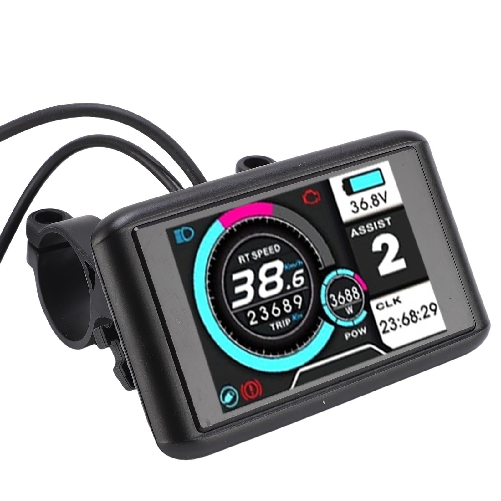 Pannello di Controllo LCD Elettrico Impermeabile Misuratore di Controllo Leggero e Versatile per Scooter Elettrico, Installazione Semplice, Perfetto per i Pendolari