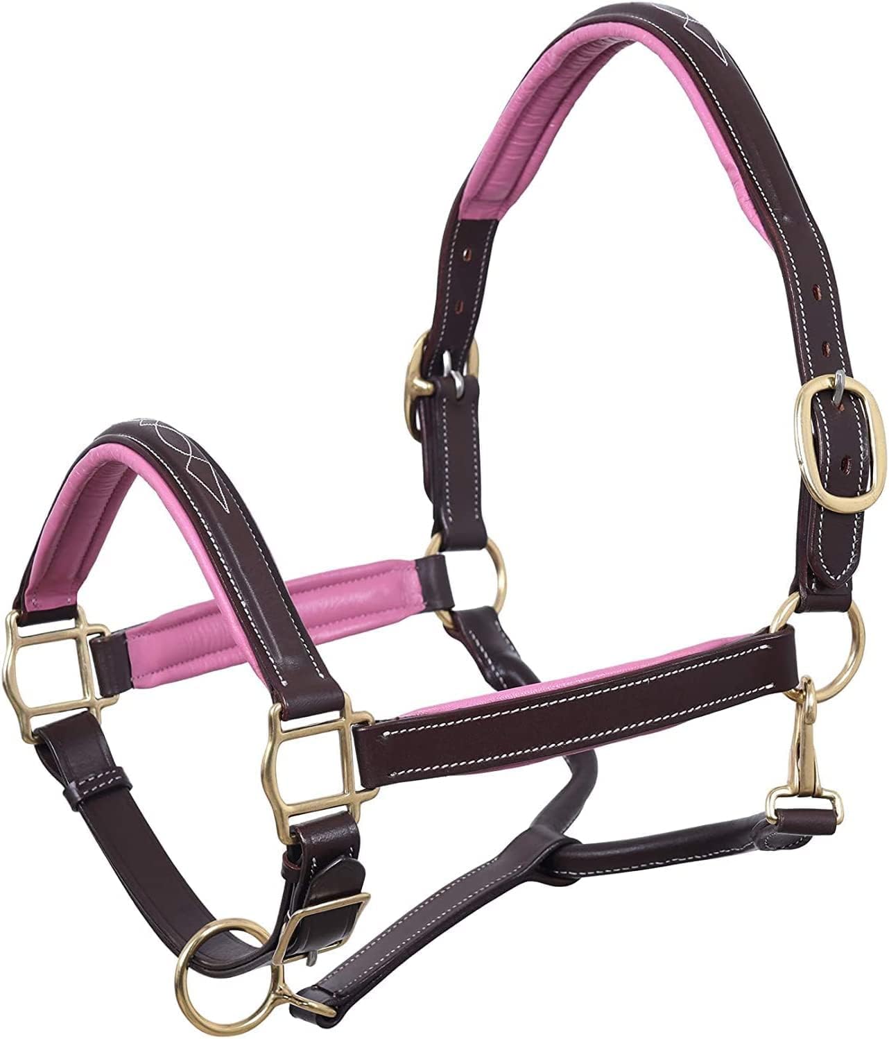 SIE English Fancy Stitched Horse Halter/Show Horse Halters