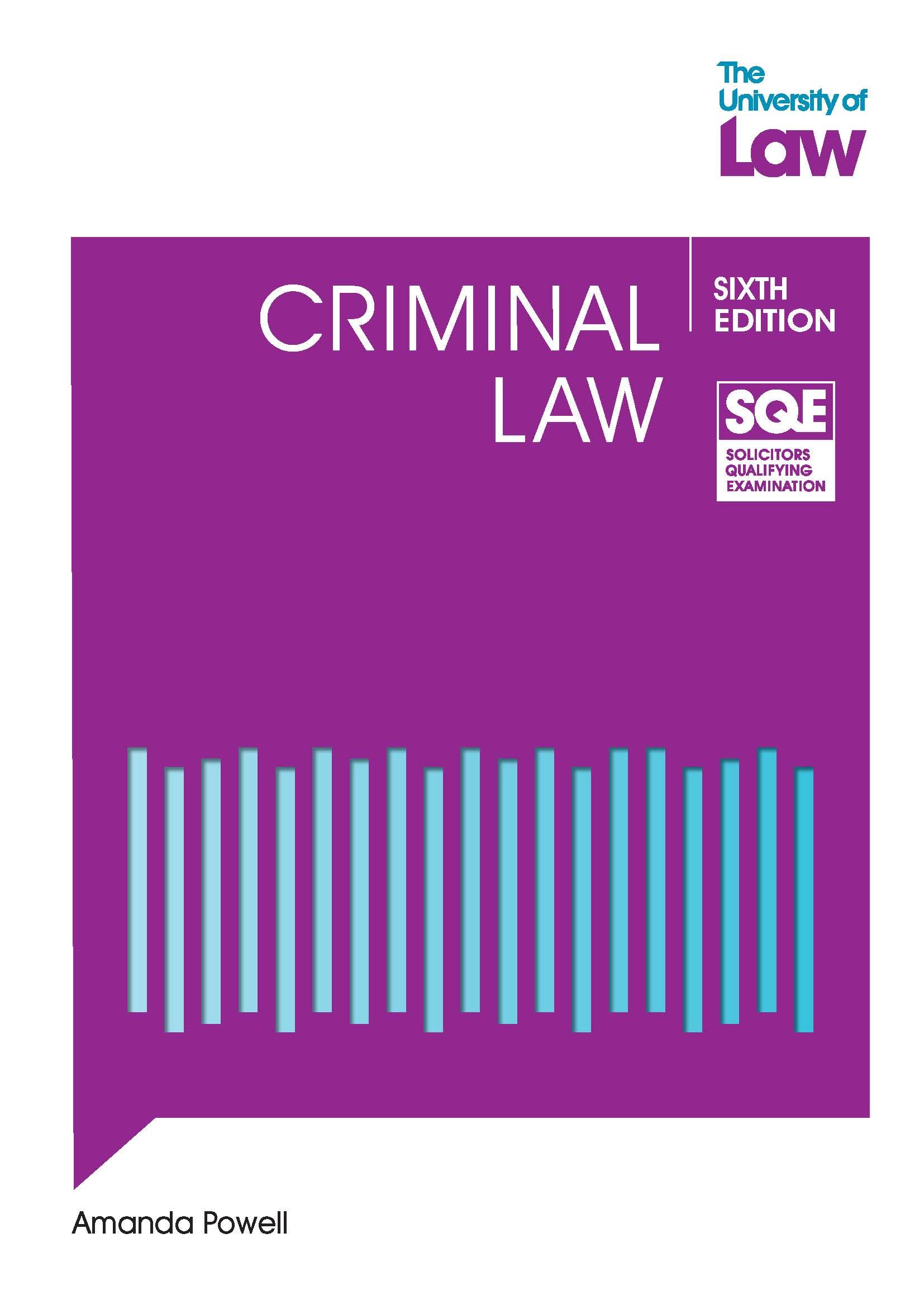 SQE Criminal Law 6e (SQE1)