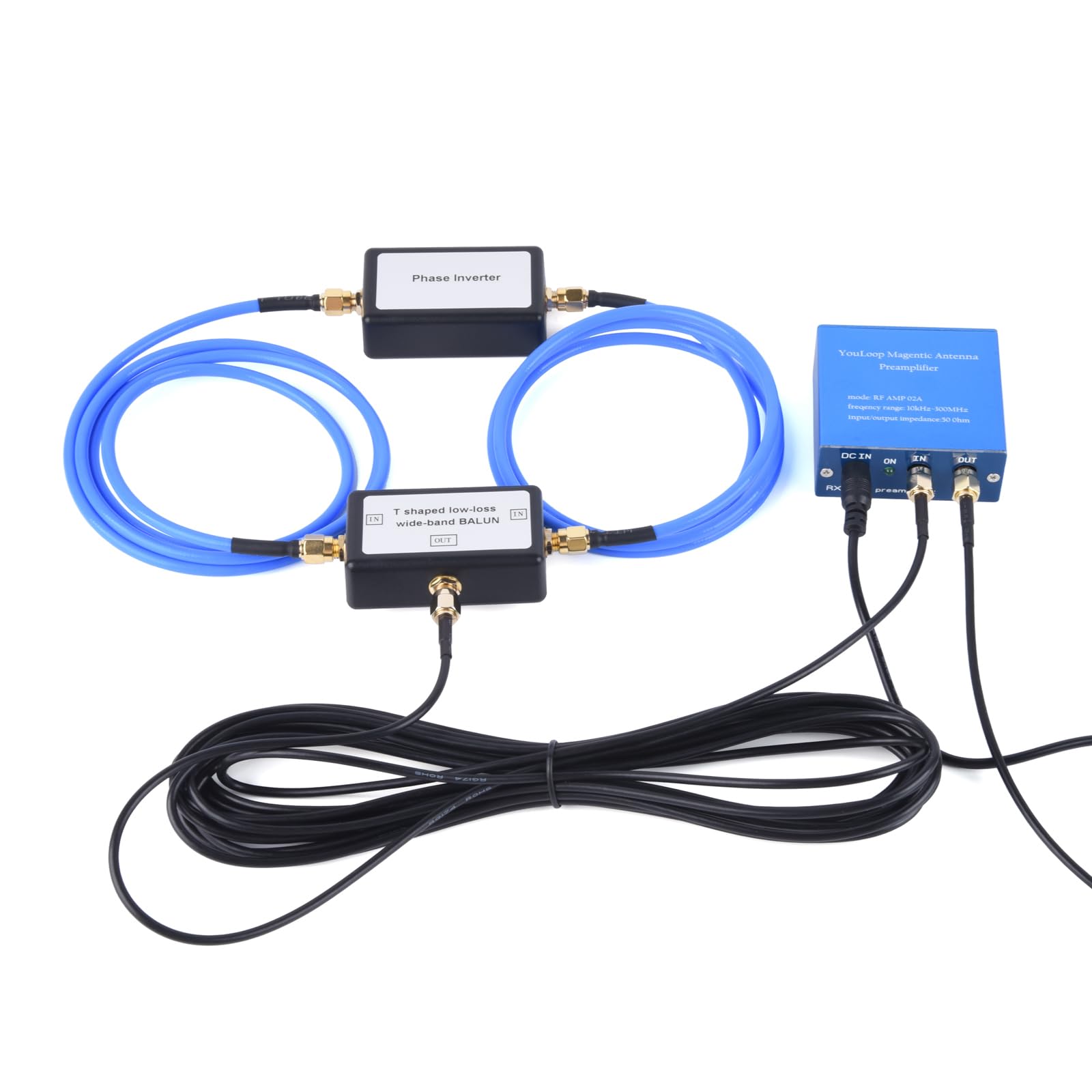 YouLoop passives magnetisches Schleifenantennen-Set mit SMA-Anschluss