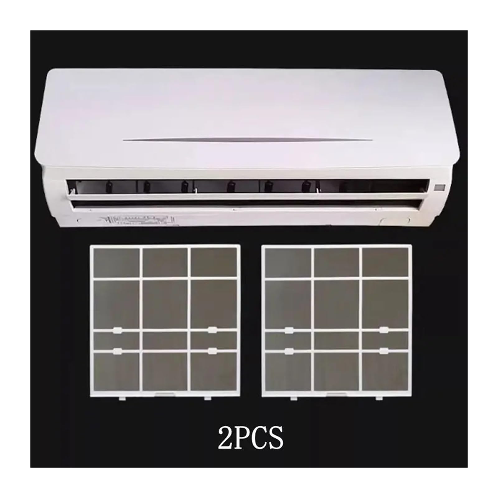 Filtro de aire acondicionado, compatible con... | Atrapa el polvo del pelo de las mascotas, fácil de instalar.(NO15 2PCS)