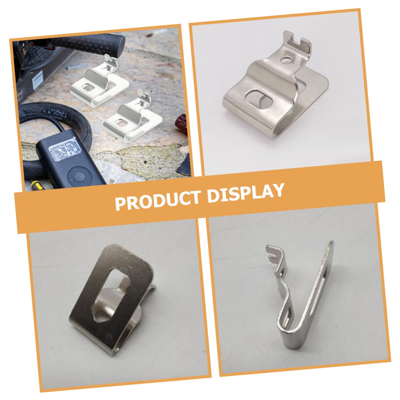 NUOBESTY 5 Set Fibbia Della Vita Utensile Chiave Gancio Per Clip Da Cintura Per Utensili Elettrici Attrezzo Gancio Per Cintura Degli Attrezzi Clip Della Cintura Di Metallo Argento 8 Pezzi*5