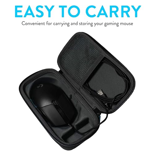 Vista 3 de TUDIA EVA Case Compatible with Razer Mamba Wireless, Razer Mamba Elite, Razer Mamba Tournament Edition Gaming Mouse, Hard Travel Carrying Case For