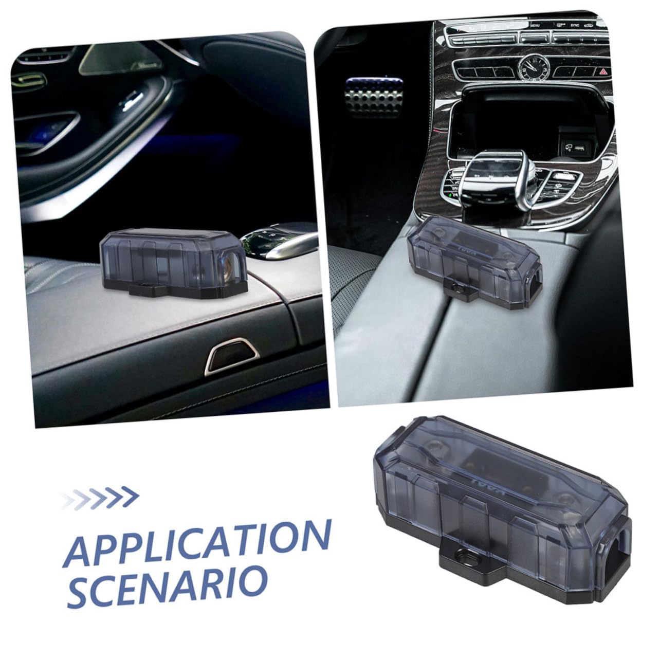 2 pezzi Portafusibili Anl Auto in Lega di Zinco Resistente per Amplificatori e Subwoofer Protezione Sicura e Distribuzione Stabile Audio Veicolare