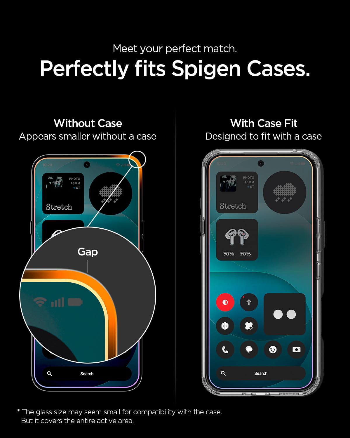 Spigen Glas.tR EZ Fit Pro Tempered Glass Screen Protector Guard for Nothing Phone 4a Pro [2 Pack] — Amazon image 7