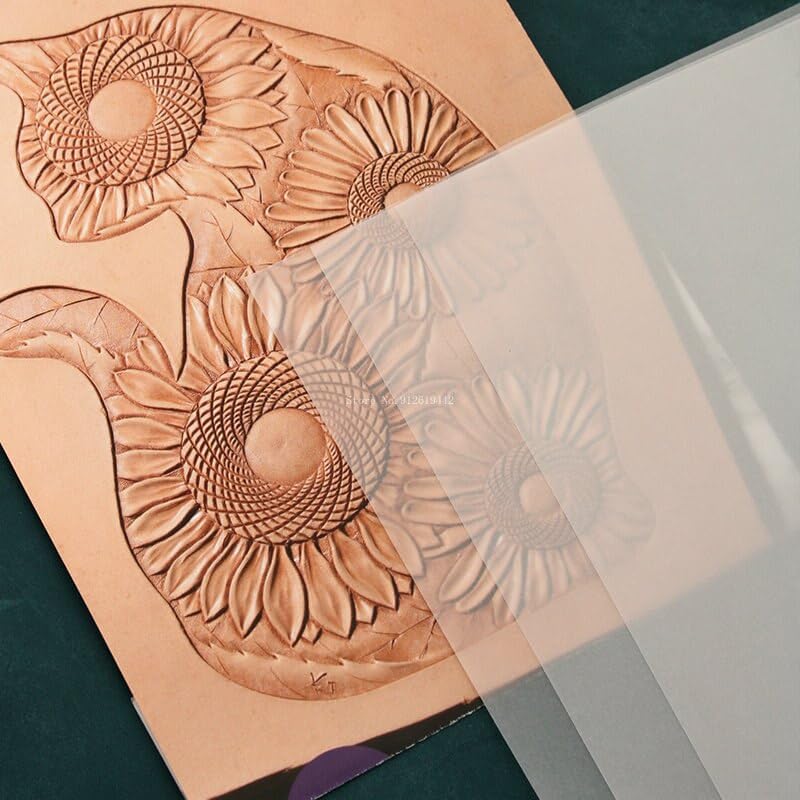 Transparent Leather Carving Tracing Paper DIY High Temperature Resistant Rubbing Transfer Paper Sulfate Paper Copying Paper - (Color: Tracing Paper 5 ps)