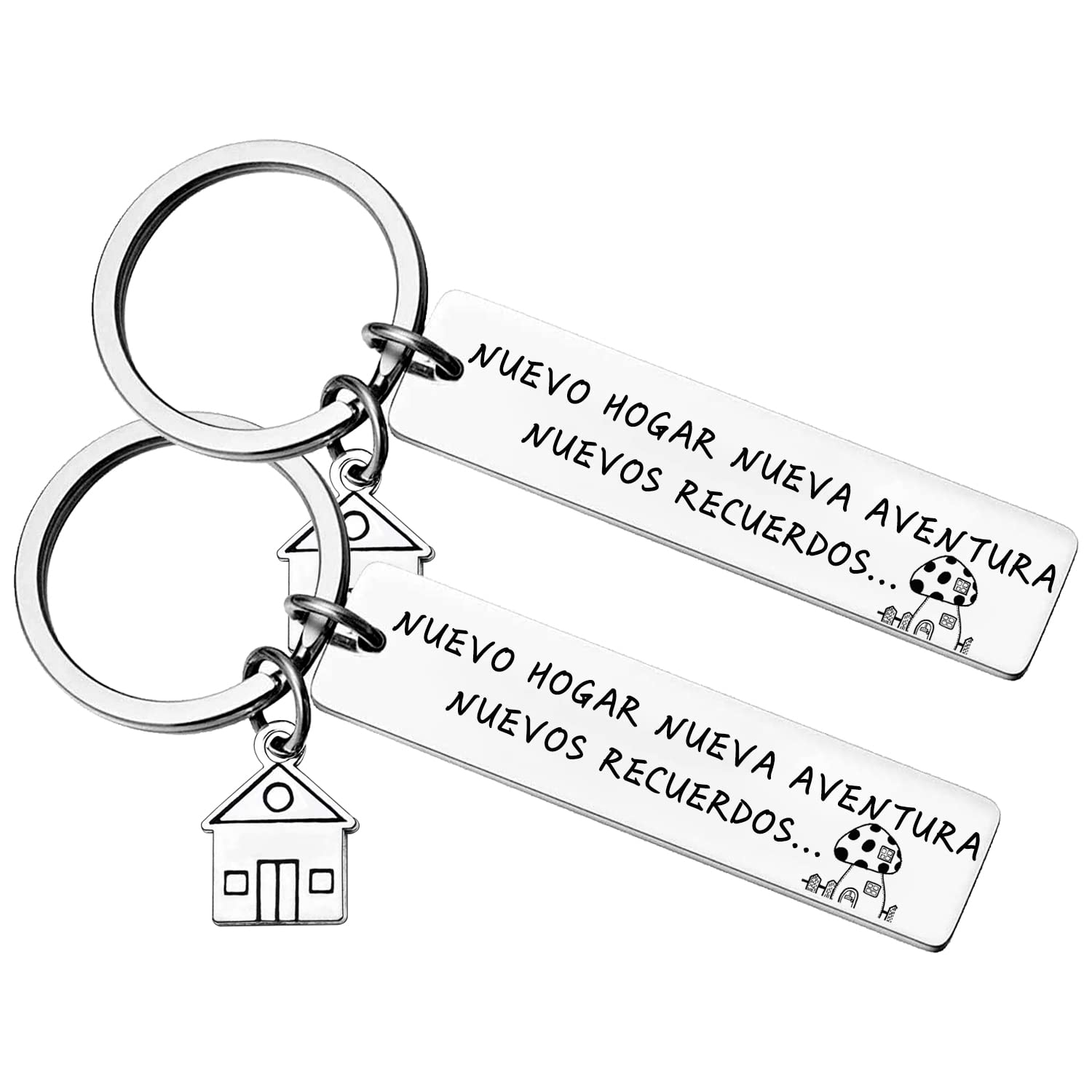 Lumengqi Llavero Nuevo para Hogar, Regalos de San Valentín,Llavero de Pareja, Nuestro Rrimer Hogar 2025, Nuevo Hogar, Regalos de Inauguración de la Casa, Regalos Cálidos Parejas Llavero Nuevo Hogar