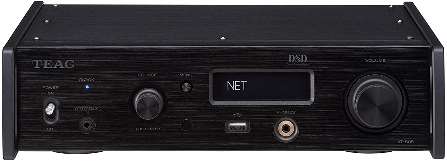 TEAC USB DAC/Network Player NT-505-B (Black) + AC100V ~ AC240V (50/60 Hz) ⇒ AC 100V / 200W (50/60 Hz