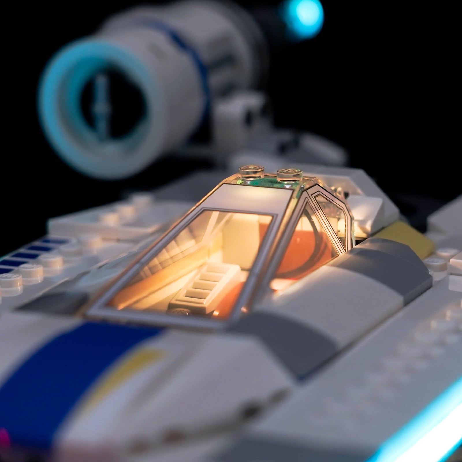 LocoLee RC Led Light Set Compatible with Lego 75399 Rebel U-Wing Starfighter Led Decoration Lighting Kit Compatible with Lego 75399 Building Blocks Model,Only Lights Set,No Model - Image 4