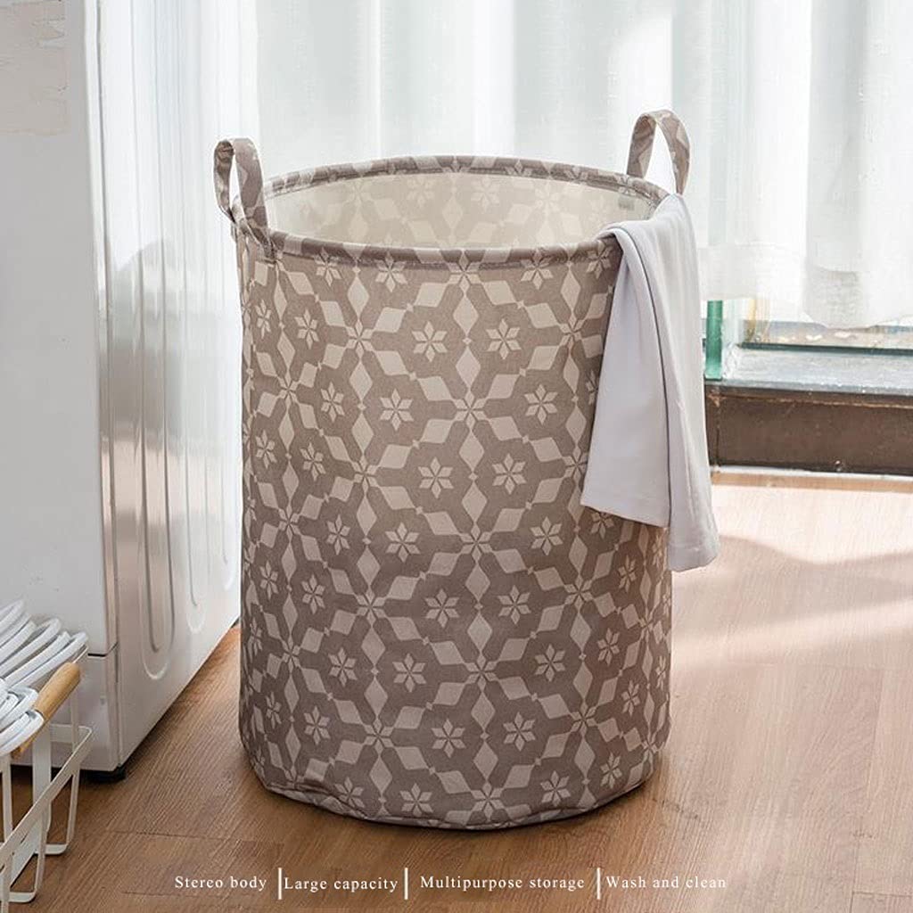 Amazon.co.jp: 収納かご 大型ランドリーバスケット14.96インチ自立型