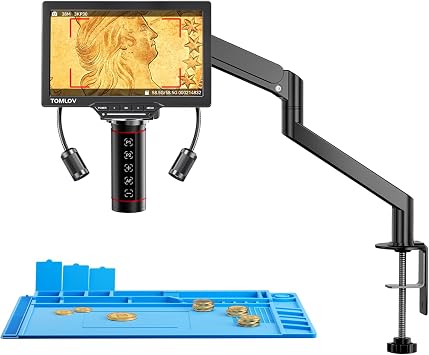 TOMLOV TM3K-AF Flex HDMI Autofocus Digital Microscope with 2S Autofocus