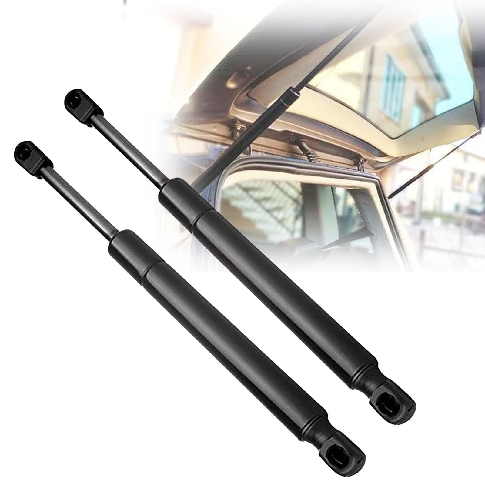 Whlyqf 2Pcs Trunk Struts For Renault Megane I Cabrio (Ea) 1996-2003(Oem:871025262)-16.6Cm, Rear Boot Tailgate Gas Dampers Lift Supports, Easy To Install, Liftgate