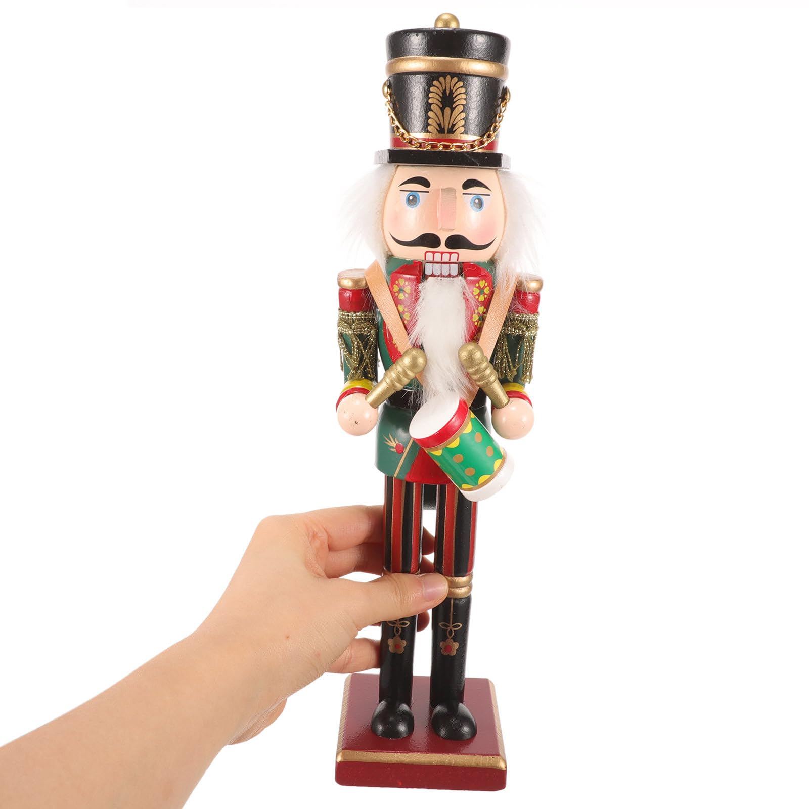 MAGICLULU in Legno Decorazione Natalizia Classica Finitura Artigianale Eccellente, Ornamento da Tavolo per Natale e Festa a Tema Stili multipli